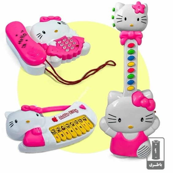 اسباب بازی 4 تیکه کیتی موزیکال