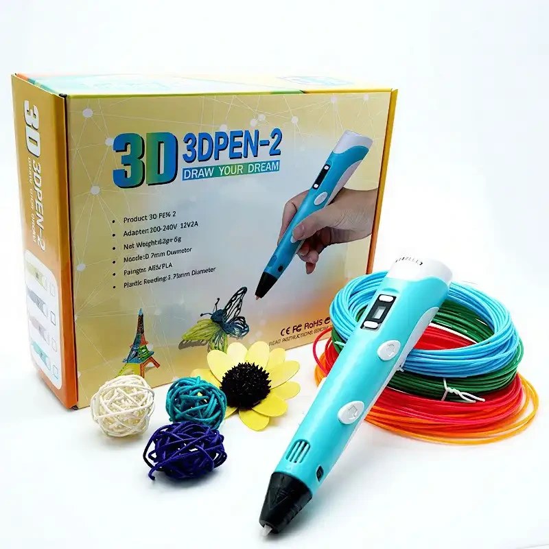 قلم جادویی طراحی سه بعدی به همراه ۹ متر فیلامنت رنگی کد 660
