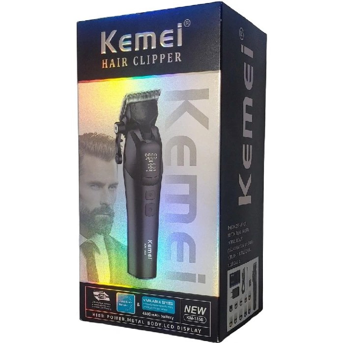 ماشین اصلاح کیمی مدل KM1858 با تیغه استیل ضد زنگ و برش مستقیم