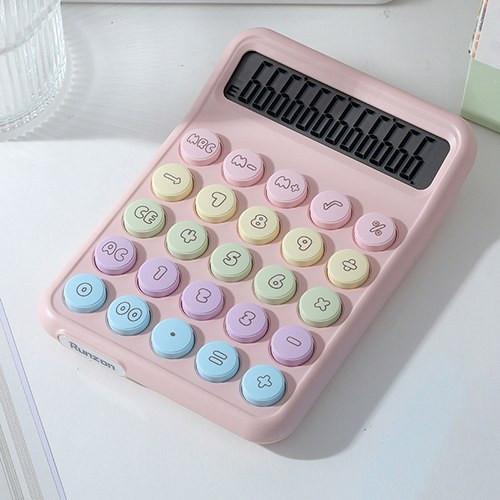 ماشین حساب پاستلی Runzon سایز بزرگ ۱۱×۱۵