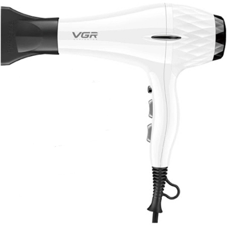 سشوار حرفه ای وی جی آر مدل V-413 با باد سرد و متمرکزکننده