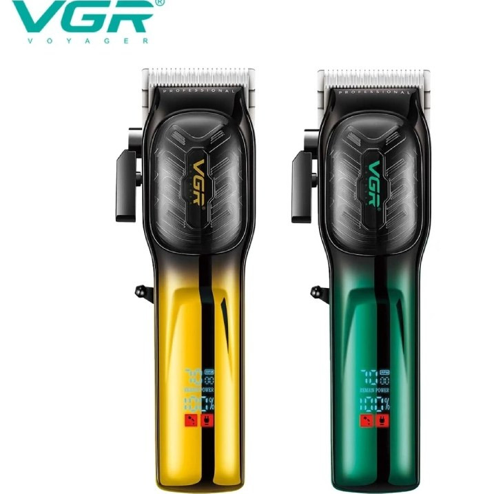 ماشین اصلاح وی جی آر مدل V-654 با تیغه استیل ضد زنگ و برش مستقیم